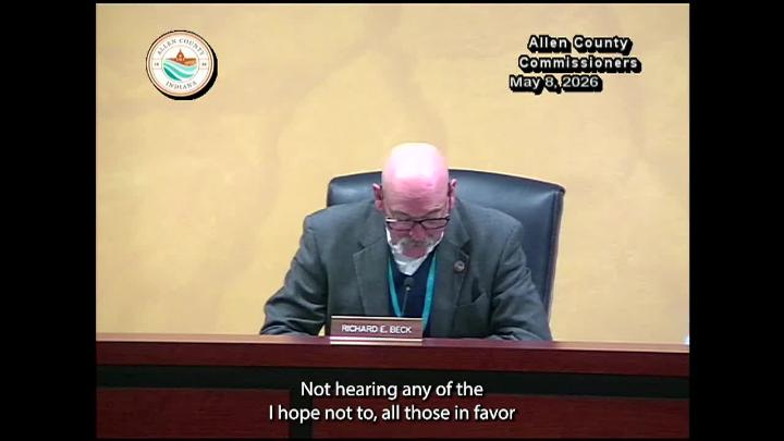 Thumbnail image for Allen County Commissioners - May 8 2026