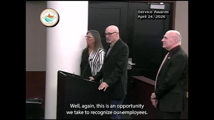 Thumbnail image for Countyline - Allen County Service Awards April 24 2026
