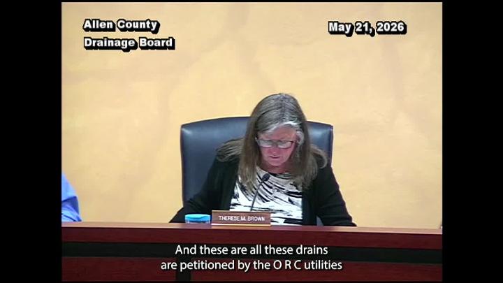 Thumbnail image for Allen County Drainage Board - May 21 2026