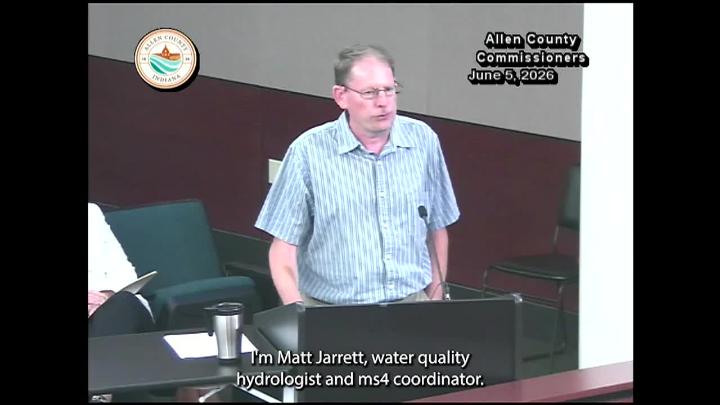Thumbnail image for Allen County Board of Commissioners - June 5 2026