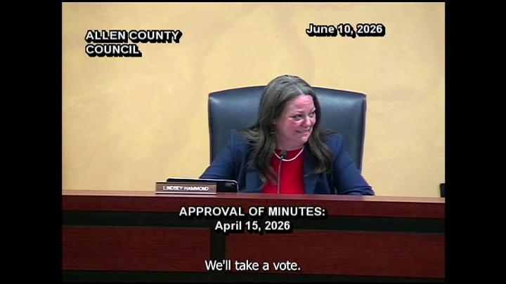 Thumbnail image for Allen County Council - June 10 2026