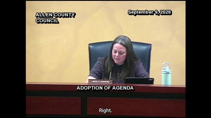 Thumbnail image for Allen County Council - September 9 2026