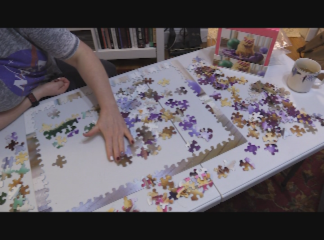 Puzzled - Workout Kitty